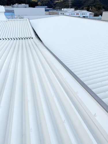 折板屋根改修